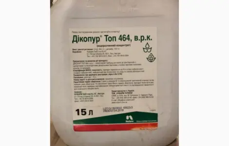 ДІКОПУР ТОП - гербицид против осота и березки в посевах кукурузы и зерновых колосовых