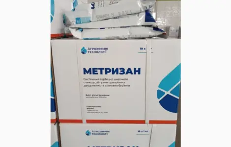 Метризан - до и после всходовый гербицид для защиты картофеля и сои от комплекса сорняков