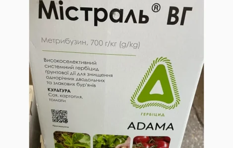 Містраль - гербіцид для захисту посівів сої