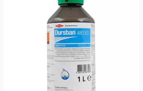 Dursban 480 EC (Дурсбан) 1л – інсектицид-фумігант широкого спектра дії