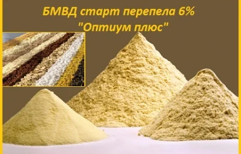 Старт БМВД «Оптіум Плюс» 6% для перепелів з перших днів