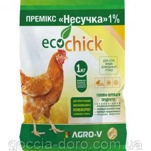 Премікс ECOchick Несучка 1% - для Курей Несучок - ТМ Агро-В