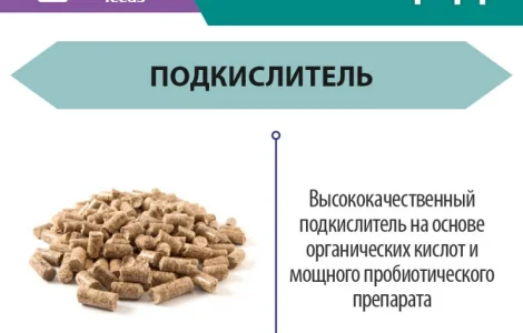 КомбиЦид ENZIM Feeds - Подкислитель корма для животных и птицы