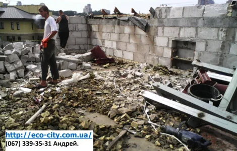 Снос дачного дома,  снос аварийных домов Демонтаж зданий и сооружений