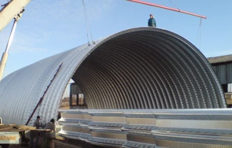 Строительство "под ключ" бескаркасных ангаров