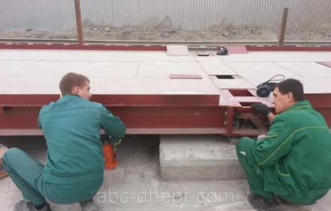 Ремонт, подготовка к поверка, поверка гирями весов электронных