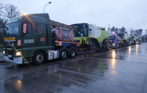 Негабаритные перевозки сельхозтехники и спецтехники из Европы в Украину