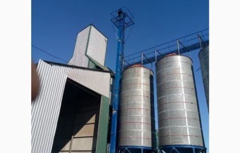 Монтаж охолоджувачів зерна ОБВ-25, ОБВ-40