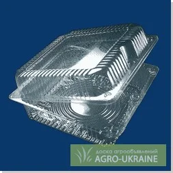 Прозрачная упаковка для кондитерских изделий