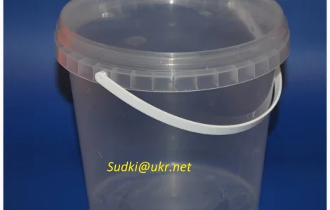 Ведро с крышкой 1л