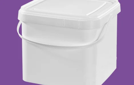 Ведро пластиковое квадратное 5л