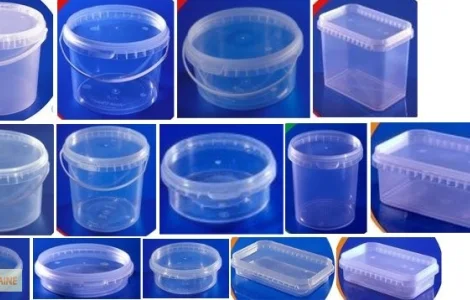 Тара для меда в прозрачном и белом варианте