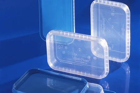 Емкость судок прямоугольный 200 мл с крышкой