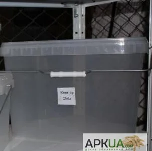 Пластикове прямокутне відро 20 л з герметичною кришкою