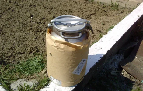 Бидон алюминиевый