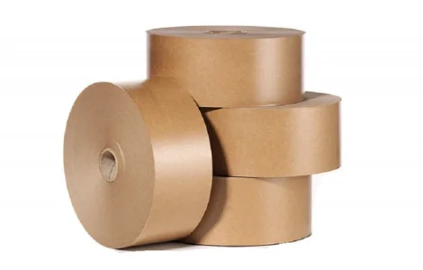 Скотч крафт бумажный 60 мм х 200 м, активируемый водой