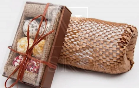 Cотовая крафт-бумага коричневая PaperPack, Рулон - 38 см х 250 м