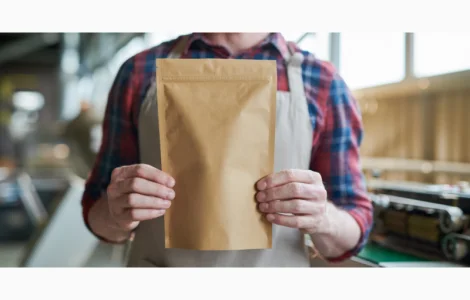 Дой-пак крафт із зіп-застібкою