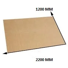 Гофро лист 2200х1200 (Пакувальний)