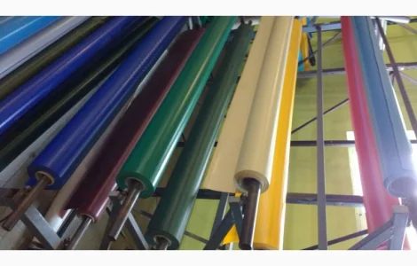 Ткань ПВХ для тентов на прицепы. Цвет - любой. 450-630-650D