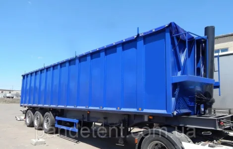 Тентовая накидка из ПВХ для полуприцепов тип "ЗЕРНОВОЗ"