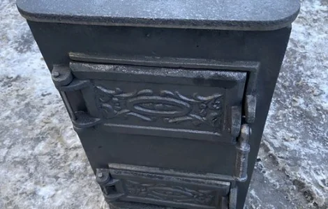 Пічка буржуйка піч чавунна чугунна топка камін для дому дачі сто в дім