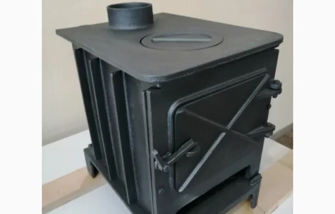 Печь чугунная 4 кВт камин, буржуйка