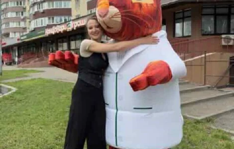 Белка костюм надувной