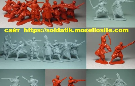 Набор солдатиков 8шт. Украинские казаки фигурки