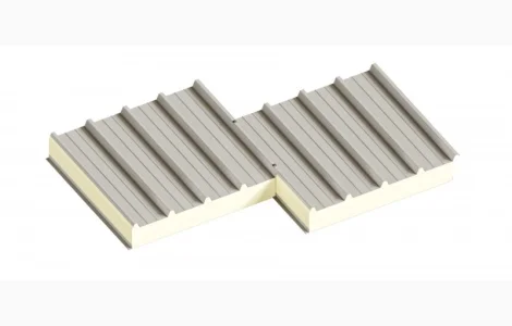 Сендвіч-панелі дахові поліуретан (PUR) та пінополіізоціанурат (PIR)