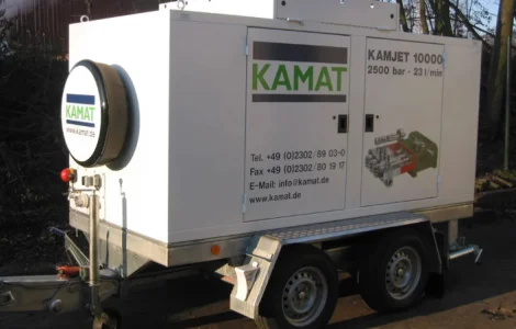 Мобильная установка высокого давления до 3000бар Kamat KамJET