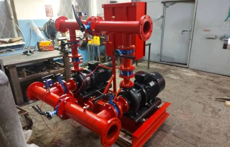 Насосна станція пожежогасіння для елеваторів та зерносушарок