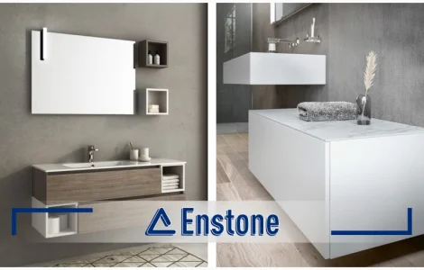 Столешница в ванную из искусственного камня. Столешница (стільниця) для ванной на заказ