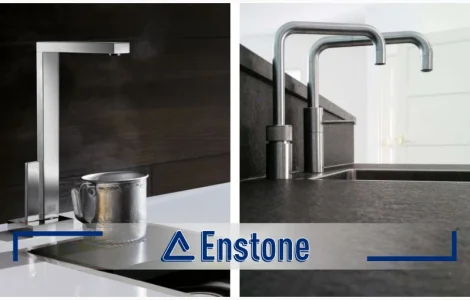 Кухонная столешница из искусственного камня для моек (акрил). Столешница для кухни