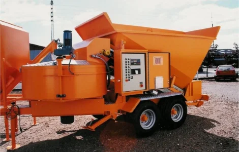 Мобильный бетонный завод SUMAB В-22 (50 м3/ч) Швеция