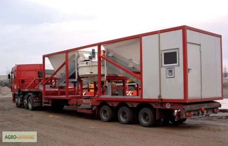 Мобильный бетонный завод Sumab K-60 (50-60 м3/ч) Швеция