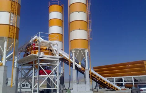 Стационарный бетонный завод Polygonmach S 60 (40-60 м3/час) Турция