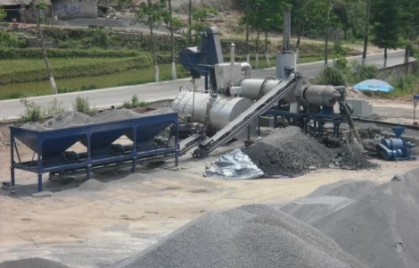 Стационарны асфальтный завод Sinosun QLB40 - 40 т/час