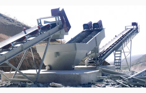 Шнековая система промывания песка Polygonmach, Турция