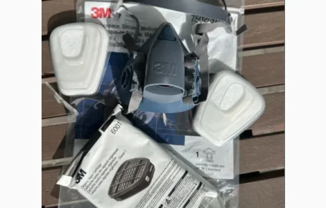Маска респіратор 3М 7502 з фільтрами 6001
