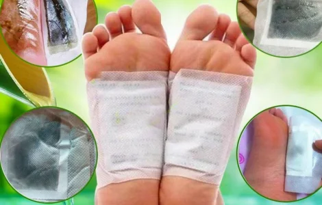 Патчі, китайські пластирі для стоп Детокс від набряків ніг, для виведення токсинів