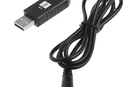 Кабель USB- питания Wi-Fi роутера с 5 вольт на 12 вольт