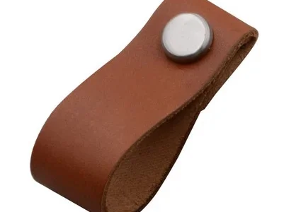 Ручка для меблів з натуральної шкіри Петля2