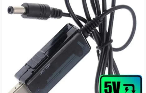 Шнур (кабель) для роутера з 5 на 12 або 9 вольт