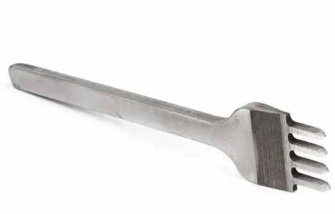 Пробійник рядковий для шкіри крок 4 мм ромбовидний