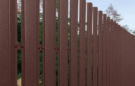 Металевый штакетник, євроштакет, європаркан від виробника купити з доставкою