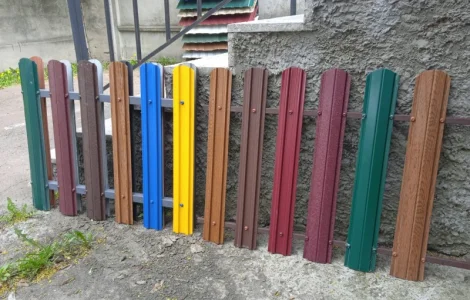 Металевий штакетник, евроштакетник, європаркан від виробника, відправка