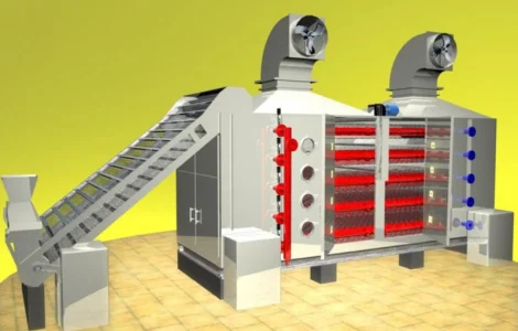 Сушилка конвейерная ленточная паровая Г4- КСК-15