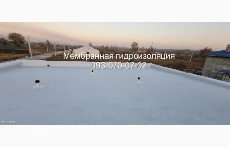 Влаштування мембранної покрівлі в Сумах