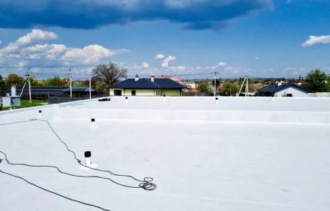 Монтаж ПВХ мембрани